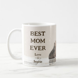 Taza De Café El mejor nombre del día de la madre de su bebé