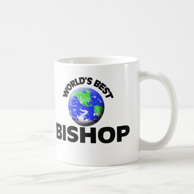Taza De Café El mejor obispo del mundo (Derecha)