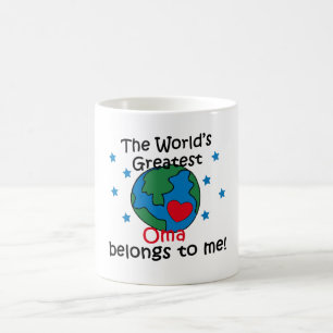 Taza De Café El mejor Oma pertenece a mí