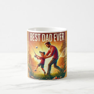 Taza De Café El mejor padre de la aventura pesquera