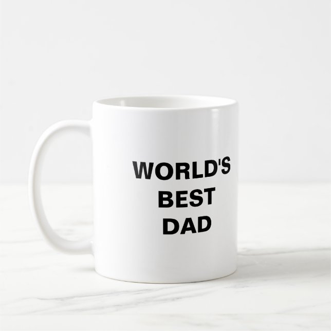 Taza De Café El mejor padre del mundo (Izquierda)