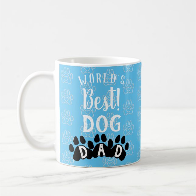 Taza De Café El mejor padre del perro del mundo (Izquierda)