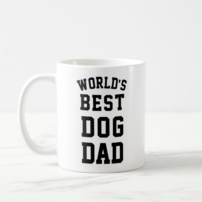 Taza De Café El mejor padre del perro del mundo (Izquierda)