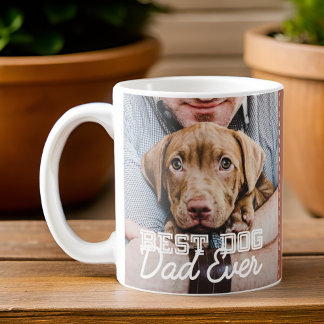 Taza De Café El mejor padre del perro jamás Personalizado moder