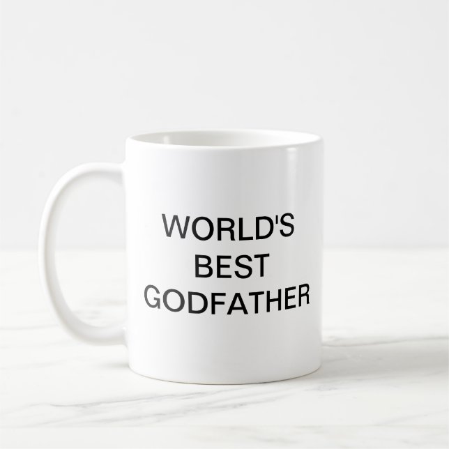 Taza De Café El mejor padrino del mundo (Izquierda)