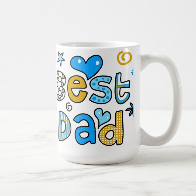 Taza De Café El mejor papá (Derecha)