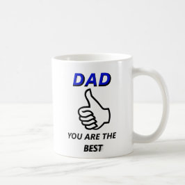 TAZA DE CAFÉ EL MEJOR PAPÁ