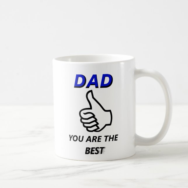 TAZA DE CAFÉ EL MEJOR PAPÁ (Derecha)