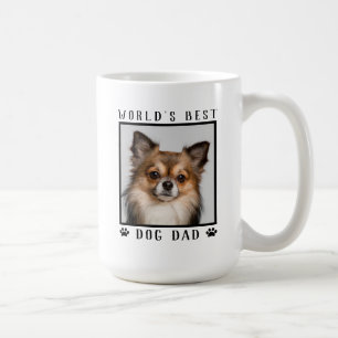 Taza De Café El Mejor Papá de Perros del Mundo con la Foto de T