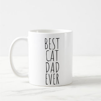 TAZA DE CAFÉ EL MEJOR PAPÁ DEL CAT NUNCA