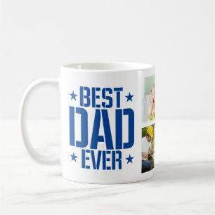 Taza De Café El mejor papá del día del padre seis veces foto y 