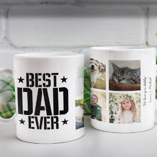 Taza De Café El mejor papá del día del padre seis veces foto y 