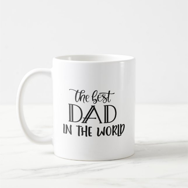 Taza De Café El mejor papá del mundo (Izquierda)