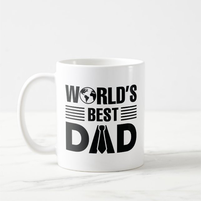 Taza De Café El mejor papá del mundo (Izquierda)