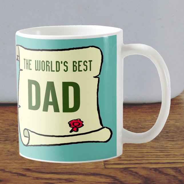 Taza De Café El mejor papá del mundo. (Subido por el creador)