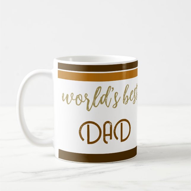 Taza De Café El mejor papá del mundo (Izquierda)