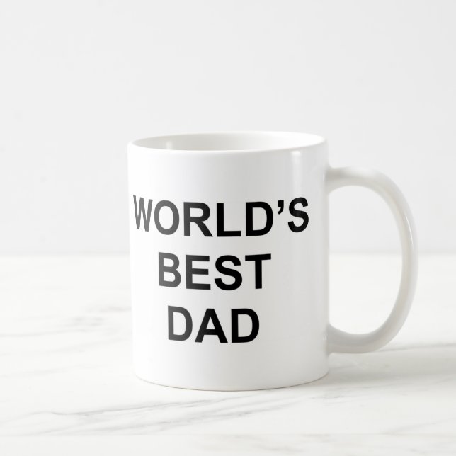Taza De Café El mejor papá del mundo (Derecha)