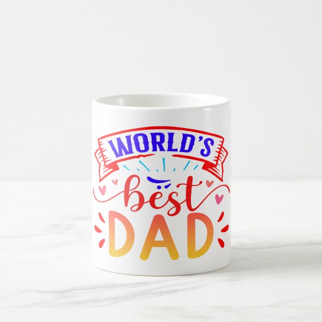 Taza De Café El mejor papá del mundo (Centro)