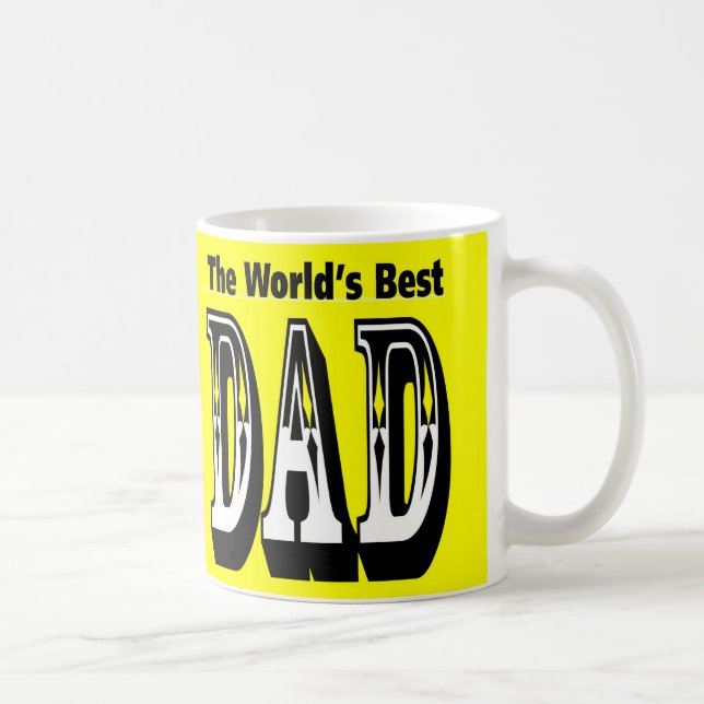 Taza De Café El mejor papá del mundo (Derecha)