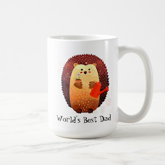 Taza De Café El mejor papá del mundo de los animales salvajes (Derecha)