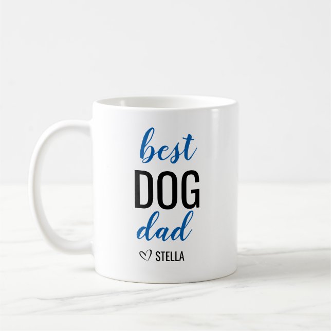 Taza De Café El mejor papá del perro (Izquierda)