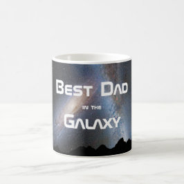 Taza De Café El mejor papá en el Galaxy Mug