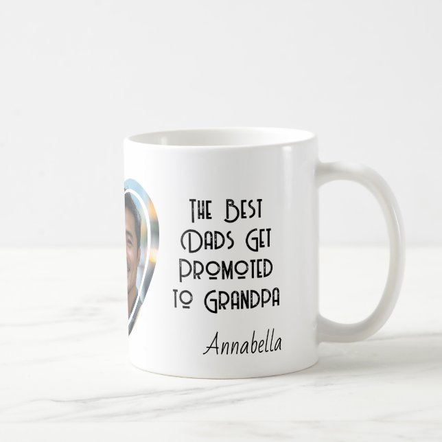 Taza De Café El mejor papá es ascendido al abuelo (Derecha)