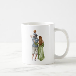 Taza De Café El mejor papá, hijo y familia de mamá del mundo