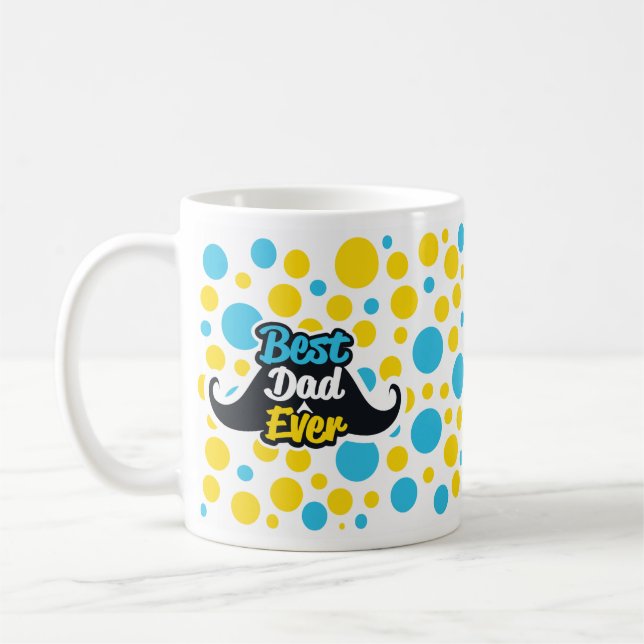 Taza De Café El mejor papá jamás Mug (Izquierda)