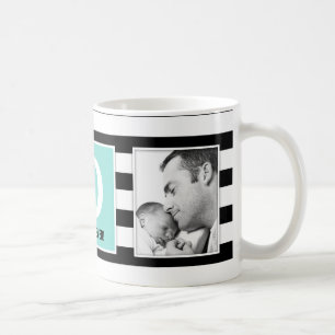 Taza De Café ¡El mejor papá nunca! ¡Con la foto y el monogra