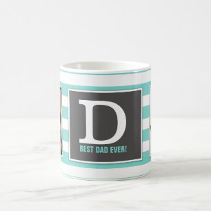 Taza De Café ¡El mejor papá nunca! ¡Con la foto y el monogra