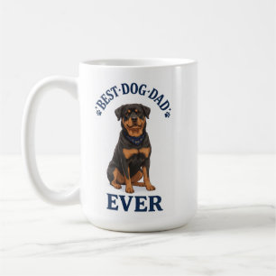 Taza De Café El Mejor Papá Perro del Mundo, Regalo del Día del