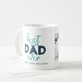 Taza De Café El mejor papá pertenece a los niños, el nombre del