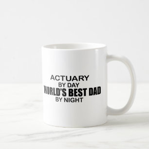 Taza De Café El mejor papá por noche - actuario del mundo