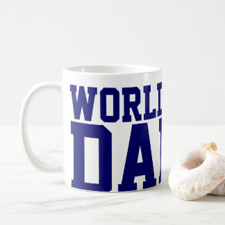 Taza De Café El mejor papi del mundo en la tipografía deportiva
