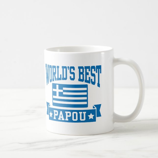 Taza De Café El mejor papou del mundo (Derecha)