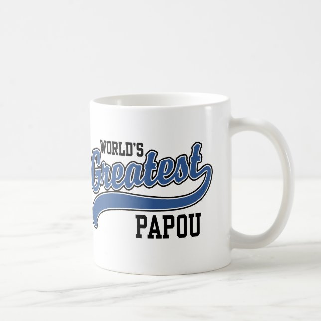 Taza De Café El mejor papou del mundo (Derecha)