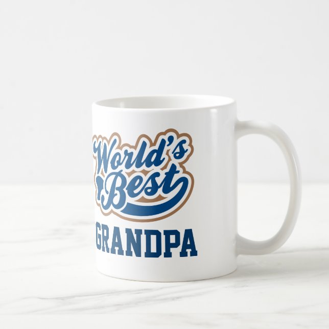 Taza De Café El mejor parte movible del abuelo del mundo su (Derecha)