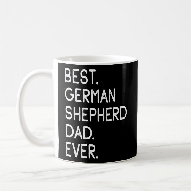 Taza De Café El mejor pastor alemán (Izquierda)