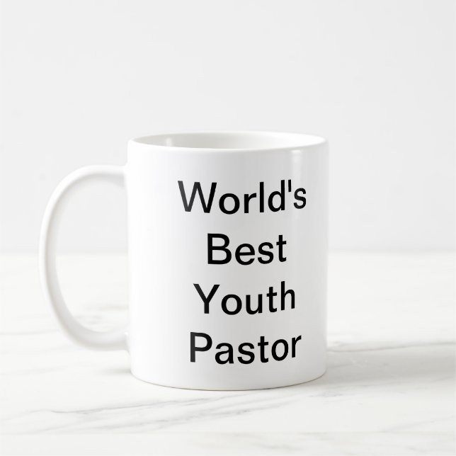 Taza De Café El mejor pastor de la juventud del mundo (Izquierda)