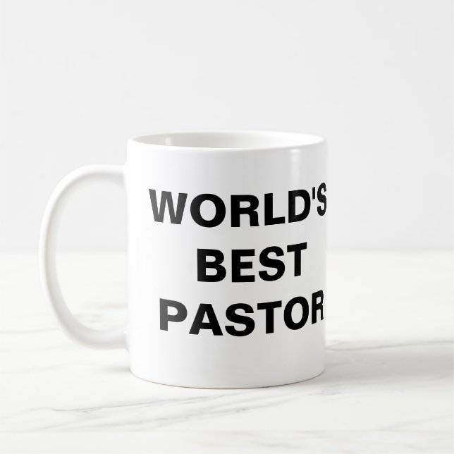 Taza De Café El mejor pastor del mundo (Izquierda)