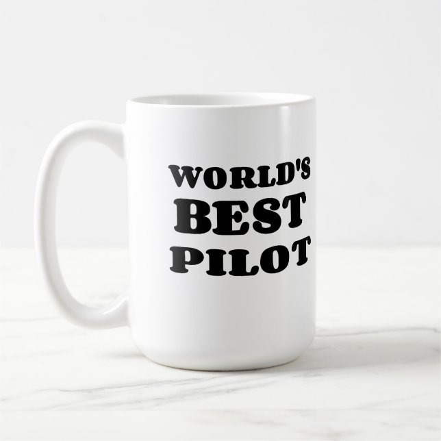 TAZA DE CAFÉ EL MEJOR PILOTO DEL MUNDO (Izquierda)