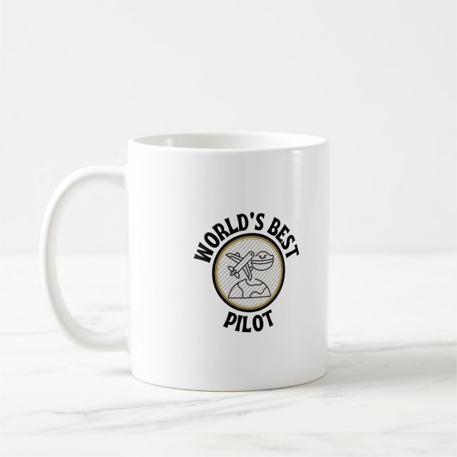 Taza De Café el mejor piloto del mundo (Izquierda)