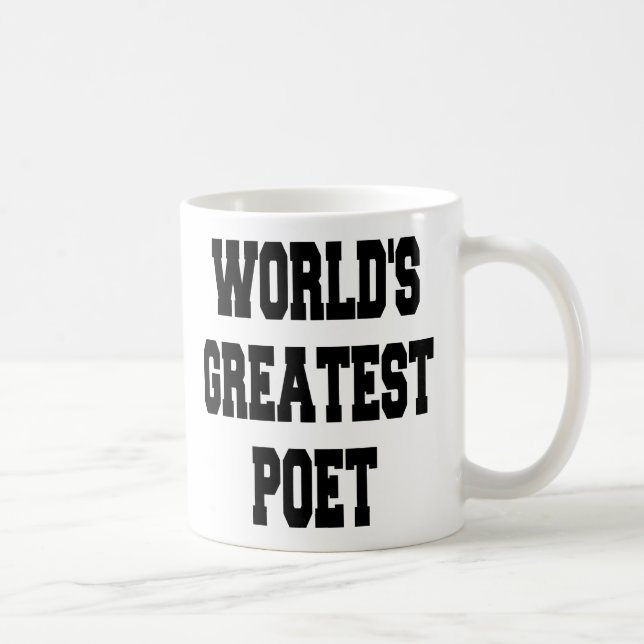Taza De Café El mejor poeta del mundo (Derecha)