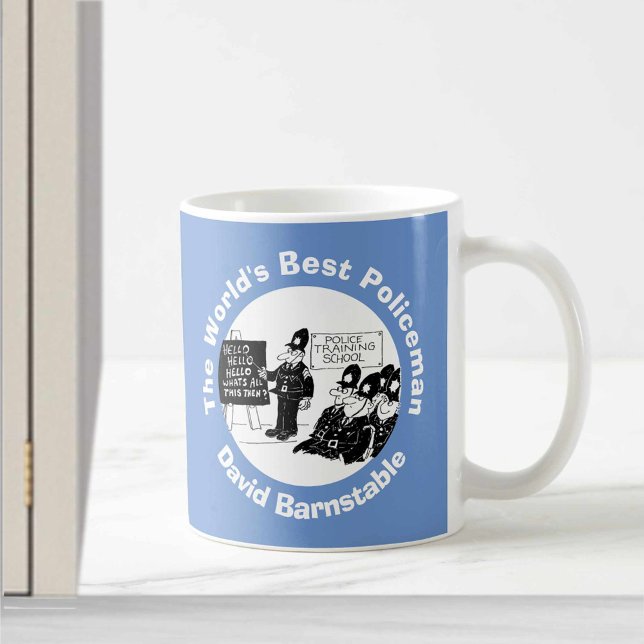 Taza De Café El mejor policía del mundo. (Subido por el creador)