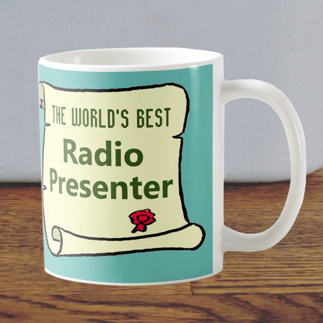 Taza De Café El mejor presentador de radio del mundo. (Subido por el creador)