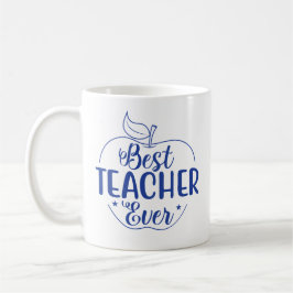 Taza De Café El mejor profesor de Apple personalizado