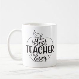 Taza De Café El mejor profesor de Apple personalizado