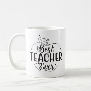 Taza De Café El mejor profesor de Apple personalizado