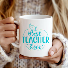 Taza De Café El mejor profesor de Apple personalizado